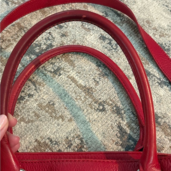Michael Kors red Hamilton tote GUC - Picture 4 of 13